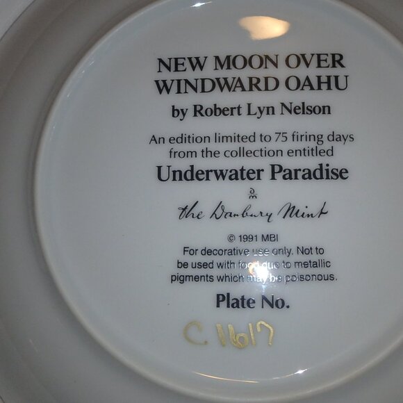 New Moon Over Woodwind Oahu by Robert Lyn Nelson 1991 - Picture 2 of 4